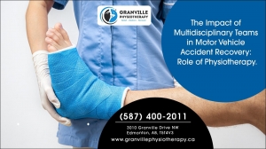 How do physiotherapists customize rehabilitation plans for MVA injuries in Edmonton?