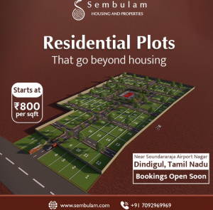 Family-Friendly Residential Plots in Dindigul with Sembulam Developers