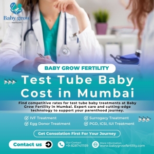 Test Tube Baby Cost in Mumbai: A Comprehensive Guide by Baby Grow Fertility