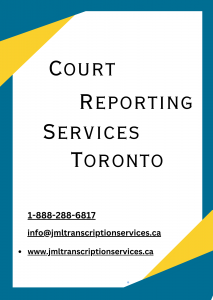 The Comprehensive Guide to Court Reporting Services in Toronto