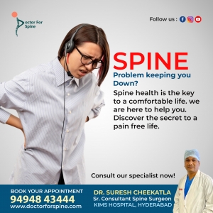 Best spine doctor in Hyderabad | Kims - Dr Suresh cheekatla