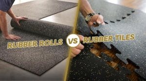 Your Guide to Choosing Rubber Flooring: Tiles vs. Rolls