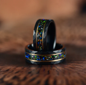 MEN'S BLACK WEDDING BANDS: A TRENDING CHOICE FOR 2024