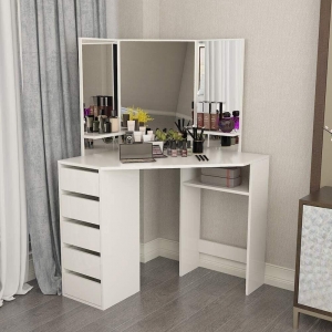 Transform Your Space: Embrace the Elegance of a Hollywood Mirror Dressing Table in a Cosy Home