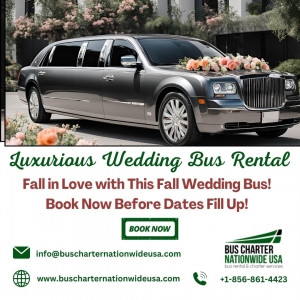 Why Settle for Less? Book a Wedding Bus Rental for an Unforgettable Day!