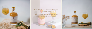 Non-Alcoholic Natural Ginger Concentrates Drink