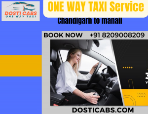 Chandigarh  To Manali One Way Cab Service