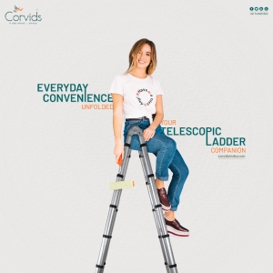 Discover the Versatility and Convenience of Corvids India’s Folding Ladder