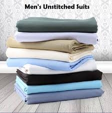 Men unstitched Clothing: A Blend of Tradition and Modernity