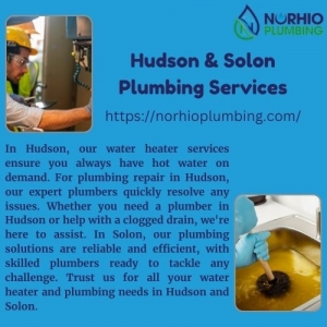 Comprehensive Plumbing Services in Solon and Hudson