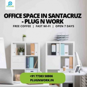 Office space in santacruz  - plug n Work