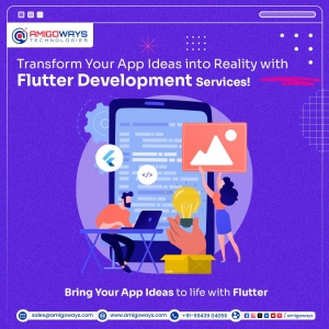 Best Flutter App Development Services India - Amigoways