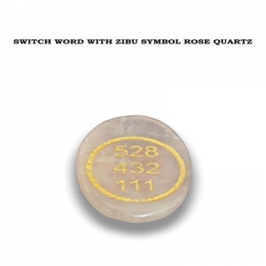 Swich Word With Zibu Symbol Rose Quartz