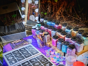Shine like a star with festival face glitter