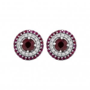 Why Ruby Halo Stud Earrings Are a Must-Have Jewelry Piece?