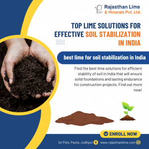 Top Lime Solutions for Effective Soil Stabilization in India