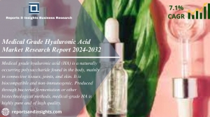 Medical Grade Hyaluronic Acid Market Size, Global Trends | Industry Analysis 2024-2032