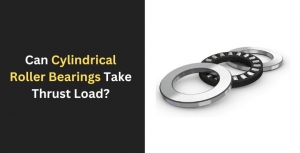 Can cylindrical roller bearings take thrust load?