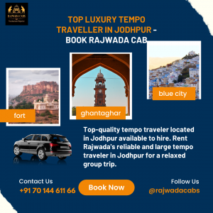 Top Luxury Tempo Traveller in Jodhpur -  Book Rajwada Cab