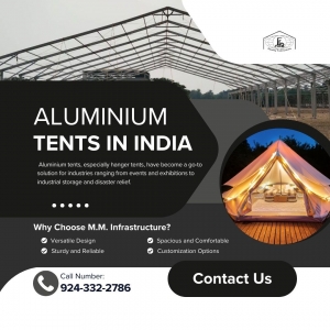 Aluminium Tents in India: Best Hanger Tent Manufacturers and Solutions