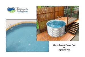 Above Ground Plunge Pool vs. Inground Pool