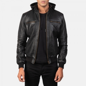 The Ultimate Blend of Style and Function: Men’s Leather Jackets with Hoods from Letswears.com