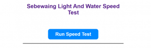 Sebewaing Light And Water Speed Test