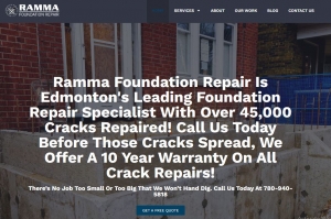 Ramma Best Services Foundation Repair in Edmonton