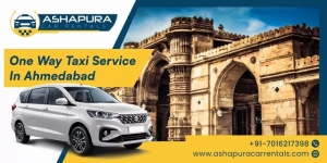 One Way Cab Service in Ahmedabad: Ashapura Car Rentals