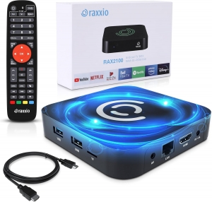 RAX2100 Android 9.0 TV Box – Ultra HD 4K, Amlogic S905X3, 4 GB RAM, 64 GB ROM