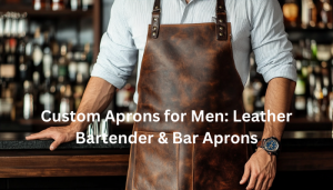 Leather Apron for Men: Custom Bartender Aprons