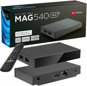 MAG 540w3 IPTV With Built-in 2T2R ac Wifi Module 4K Set-Top Box