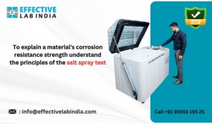 To explain a material’s corrosion resistance strength understand the principles of the salt spray test