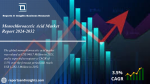 Monochloroacetic Acid Market 2024-2032: Trends, Share, Size, Growth and Opportunities