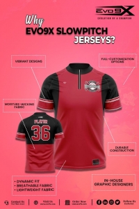 EVO9X Slowpitch Softball Jerseys: Performance, Comfort, and Style