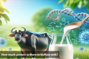 How much Protein is in 1 Litre of Buffalo Milk?