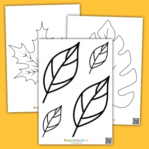 Wunderkiddy’s Fall Leaves Template: A Perfect Tool for Seasonal Art Projects