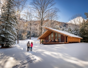 Rent A Romantic Cabin This Winter and Explore Asheville, North Carolina