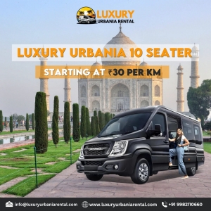 Travel in Comfort with 10 SEATER URBANIA Rental – Ideal for Large Groups