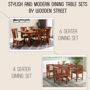 Transform Your Dining Experience with Elegant Dining Table Sets from Wooden Street