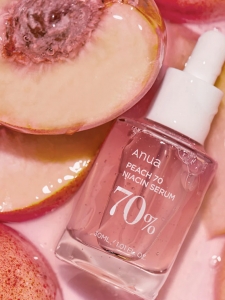 Unlock Radiant Skin with Anua Peach 70% Niacinamide Serum by Hoor Beauty