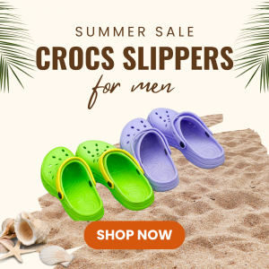 Experience All-Day Comfort with Crocs Slippers for Men – Shop Now at My Shoe