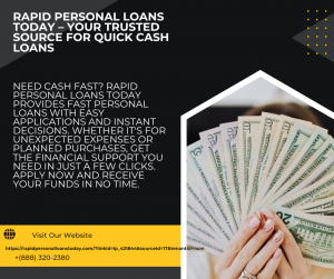 Rapid Personal Loans Today – Your Trusted Source for Quick Cash Loans