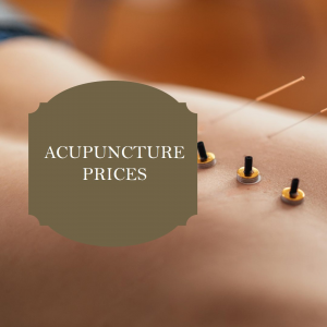 Acupuncture price