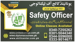 Safety Officer Diploma Course in Rawalpindi