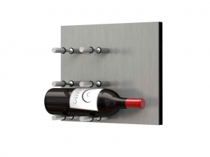 How do you design a cellar with custom metal wine racks? 