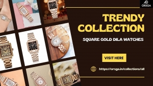 Square Gold Dial Watches 