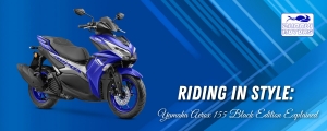 Riding In Style: Yamaha Aerox 155 Black Edition Explained