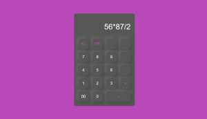 Create a calculator with javascript