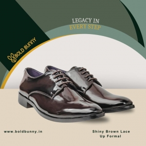 Elevate Your Style with Bold Bunny’s Brown Formal Shoes for Men